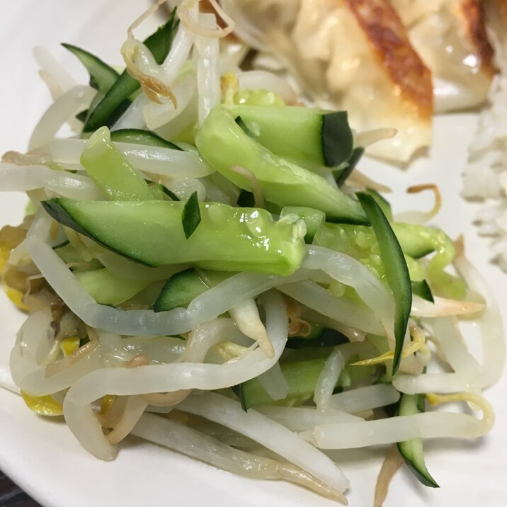 きゅうり&もやしのナムル!!